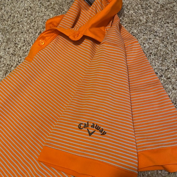 Callaway Other - 💕2/$10 Orange and Gray Callaway Golf Polo
